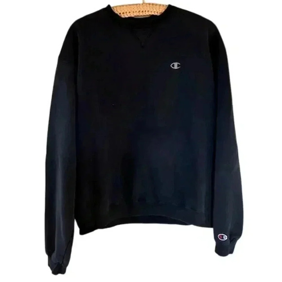 Gray and Navy 1990s Pullover Champion Sweatshirts, size Large - Picture 2 of 8